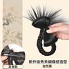 Nuevo Xiuhe de estilo chino Hecho a mano Acabado Paquete de cabello Tocado Hanfu Peluca de una pieza Estilista de maquillaje Estilo de novia Bolsa de peluca