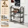 Zapatero Simple de Pie para Uso Doméstico, Impermeable, Estante Plegable de Almacenamiento para Sala de Estar, Balcón, Mesa de Cocina, Zapatero