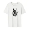 [Personalização Profissional] Camiseta Masculina de Manga Curta 100% Algodão Longo de Xinjiang Contagem 50 Impressa com Máquina de Impressão Direta da Marca Brother Importada