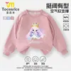 Ropa estilo caricatura nueva 2026 para niñas, sudaderas de primavera y otoño, nuevos diseños de moda para niñas pequeñas y niños mayores, ropa casual para niños