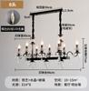 Candelabro de Velas Francés Luz Principal de Sala de Estar Escalera Cristal Luz de Comedor 2025 Nuevo Blanco Retro Lámparas de Dormitorio