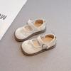 Zapatos Pequeños de Cuero para Niñas Nuevo Estilo 2024 Zapatos de Suela Blanda para Niños Zapatos Antideslizantes Princesa Verano Nuevo Estilo 2025 Elegantes para Niños