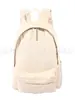 Mochila Casual de Lona Simples para Sair Mochila de Lona Portátil para Estudantes Mochila Escolar de Lona Proteção Ambiental