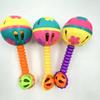 Juguetes para Bebés Infantiles al por Mayor Coloridos Sonajeros de Mano Tambor de Onda Grande Tipo Pelota Plástico Infantil Departamento Tienda Lote
