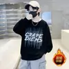 Roupas Infantis Moletom de Veludo para Meninos Outono e Inverno Roupa Térmica de Bebê para Inverno Nova Peça Superior Bonita para Menino
