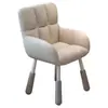Silla Silla de Computadora Silla de Estudio Juvenil Silla de Escritorio Dormitorio Maquillaje Silla para Oficina en Casa Cómoda para Sentarse Largo Silla con Respaldo