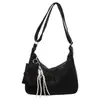 Bolsa Grande de Moda e Simples para Mulheres 2026 Nova Bolsa de Ombro Transversal Casual para o Dia a Dia Bolsa Tote Macia Bolsa Dumpling