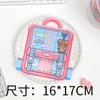 Mochila de Dibujos Animados Linda Joyería Almacenamiento de Objetos Pequeños Bolsa de Año Nuevo Bolsa de Empaque Autosellable para Snacks Bolsa de Almacenamiento Corazón de Niña