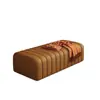 Banco Rectangular para Cambiar Zapatos en Casa, Reposapiés de Sofá, Banco de Descanso para Tienda de Ropa, Banco al Pie de la Cama en Vestidor y Dormitorio, Piel de Garra de Gato