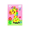 Pegatinas Estéreo Infantiles Paquete de Materiales Hechos a Mano para Jardín de Infancia Pegatinas Estéreo 3 Juguetes para Estudiantes