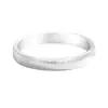 Popular Pulsera de Plata de Ley Espalda de Pez Lodo para Mujer, Plata de Ley 9999, Ancha Brillante Cerrada de Lujo Regalo de San Valentín para Novia
