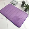 Tapete de Banheiro Absorvente de Coral Fleece Acolchoado com Esponja Grossa de Recuperação Lenta, Tapete de Entrada Antiderrapante, Tapete de Chão para Casa