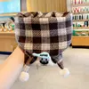 Bufanda Casual de Estilo Infantil para Otoño e Invierno 2025 Dibujos Animados Estilo Dibujos Animados Niñas Todo el Año Primavera y Otoño Estudiantes Versátil Bebé
