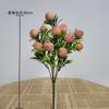Flor de acebo fruta auspiciosa fruta rica pimiento árbol frutal decoración del hogar planta de flor de plástico decoración accesorios de fotografía