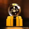 Luz Noturna de Planeta com Bola de Cristal Giratória Enfeites Criativos para Mesa Artesanato Feng Shui Presentes para Professores Novos Produtos Transfronteiriços
