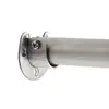 Base de Brida de Acero Inoxidable 304 de 25 mm Asiento Soporte de Pared Barra para Cortina de Ducha Gancho para Armario Soporte para Barra de Ropa Pie Alto S Gancho de Manguito