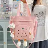 Bolso Tote Transfronterizo de Nuevo Estilo para Mujer, Bolso de Tutoría Estudiantil Estilo Ins, Bolso de Hombro Cruzado de Gran Capacidad, Bolso de Mano para Tutoría