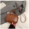 Exquisita Mini Bolsa Pequeña para Mujer 2024 Nueva Bandolera Versátil para Otoño e Invierno Moda de Alta Gama Bolso Pequeño Portátil