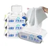 Pacote Grande de Lenços Umedecidos para Uso Familiar, Lenços Umedecidos para Limpeza das Mãos e Boca de Crianças, Pacote Grande com 80 Lenços, Personalização OEM
