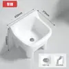 Novo Modelo Lavatório para Varanda Mop Cerâmico para Chão Bacia Mop de Chão para Banheiro Bacia Mop Doméstica de Chão