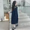 Conjunto de Moda para Niños Vestido Chaleco Estilo Coreano Vestido para Niñas Vestido de Otoño 2025 Nueva Camiseta Básica para Niñas Moderna