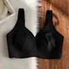Sujetador ultrafino de encaje sin costuras transpirable para mujeres con busto grande, minimiza la apariencia, soporta los senos laterales, previene la flacidez, talla grande para mujeres con curvas, sujetador push-up