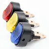 Interruptor Basculante Automático Marítimo Asw-20D Kcd7 30A/12V Luz LED Vermelho Amarelo Azul