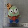 Muñeca de Monstruo de Tres Ojos Colgante de Lana Colgante Tejido a Mano Producto Terminado Muñeca de Ganchillo Hecha a Mano Colgante de Ganchillo Producto Terminado