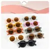 Gafas de sol para niños al por mayor en stock ins Marco redondo retro de celebridad de Internet para niños y niñas gafas de sol para bebé protección solar
