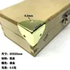 23,26,28mm Protector de Esquina Triangular Grande Caja de Herramientas Esquina Anticolisión Accesorios para Manualidades Caja de Vino Accesorios para Caja de Madera