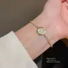 Pulseira ajustável em formato de cobra com zircônia, estilo coreano ins, moderna e versátil para o uso diário, luxo leve e sensação de alta qualidade, joias para atacado