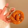 Pequeños regalos actividades de catering para promocionar el puesto muñeco de peluche lindo muñeco colgante decoración de mochila llavero