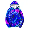 Promoção Quente AliExpress Primavera e Outono Moletom Masculino Estampa Digital 3D Fumaça Solto Moda Masculina Manga Longa Guarda