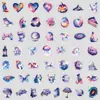 50 Adesivos de Graffiti Série Céu Estrelado Caderno Celular Adesivos Decorativos à Prova d'Água Adesivos Criativos de Céu Estrelado Venda por Atacado