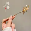 Pasador de Flor de Borla de Alta Gama para Niñas Nuevo Estilo Chinoiserie Antiguo Pasador Dinastía Han Accesorios para el Cabello Estilo Nacional Pasador Moderno con Flecos