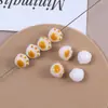 Cuentas de Pata de Gato 3D de Color Carbón Lindas de Dibujos Animados con Agujero Recto Accesorios para Cadena de Teléfono DIY Pulsera Pendiente Colgante