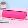 Bolsa para Lápices con Logo Impreso, Bolsa de Papelería Simple de Gran Capacidad, Fabricante de Bolsas para Lápices para Estudiantes, Caja de Papelería Promocional al por Mayor, Personalización