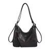 Bolsa Tote Grande Capacidade Retrô Feminina 2026 Novo Estilo de Alto Padrão Nicho Versátil Bolsa de Ombro Multifuncional Bolsa para o Dia a Dia
