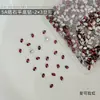2*3 strass de circonita ovalada para decoración de uñas, strass blancos de moda y deslumbrantes, de fondo plano y forma irregular, accesorios de circonita para uñas ponibles