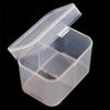 Caja de Almacenamiento de Toallas para Arte de Uñas Estilo Japonés, Caja de Almacenamiento de Almohadillas de Algodón para Removedor de Esmalte de Uñas, Tubo de Almacenamiento de Toallas para Removedor de Esmalte de Uñas Independiente de Doble Compartimento, Caja de Almacenamiento para Hisopos de Algodón