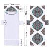 Suministros del Fabricante Funda para Silla de Playa Estilo Retro Bolsa para Toalla Impresión Digital Serie Geométrica Funda para Sillón Bolsa para Toalla de Playa