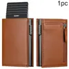 Carteira Masculina A Mais Vendida da Amazon Carteira Masculina com Bloqueio RFID Grande Capacidade Porta-Cartões de Metal K03