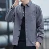 Nova Camisa Casual Masculina Multicor Moda Transfronteiriça 2026, Marca Tendência Gola Lapela Camisa Jovem para Homens