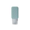 Conjunto de quatro peças de frascos de viagem de 90ml, kit de frascos para lavar, frasco de viagem portátil, frasco de silicone espremível à prova de vazamentos