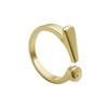 Anillo de signo de exclamación e interrogación de personalidad creativa Europa y Estados Unidos moda femenina estilo frío dedo grueso apertura ajustable decoración pulsera