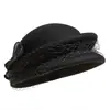 Sombrero Nuevo Estilo 2026 para Mujer, Boina de Lana Otoño e Invierno, Sombrero Pequeño Retro Británico, Elegante y con Estilo, Azafata al por Mayor