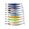 Comércio Exterior Luyamino isca artificial conjunto completo de MI002-MI090 Mino Luyamino isca isca micro isca de peixe conjunto Atacado