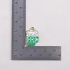 Novo Pingente de Liga Metálica com Gotejamento de Óleo Ecológico Trevo Irlandês Pingente de Barril Pulseira Colar Acessórios de Joias