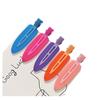 Pinza para el cabello coreana sin costuras pala pequeña colorida esmerilada pico de pato clip flequillo lateral frente clip para maquillaje