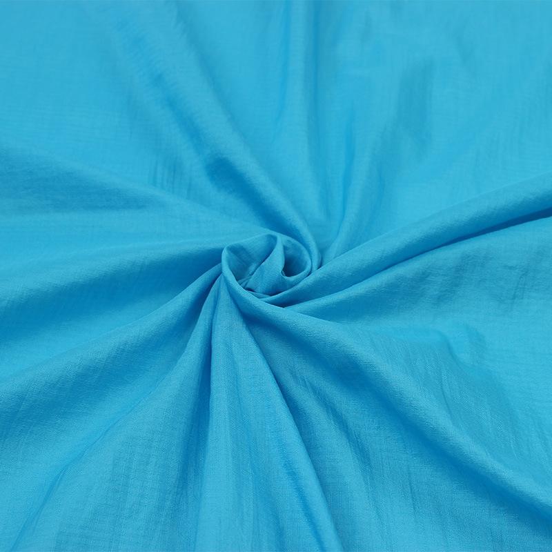 380T低弹尼龙双线格 湖兰c